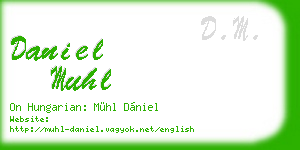 daniel muhl business card